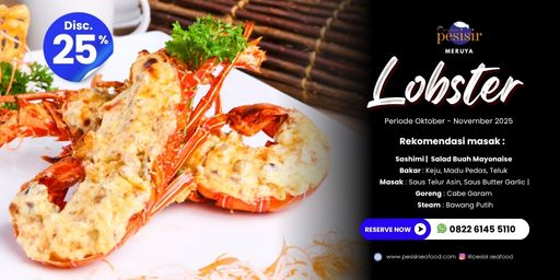 Lobster 25% Pesisir Seafood Meruya